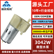 3042微型水泵户外手压电动便携机高压小水泵24V直流隔膜自吸水泵
