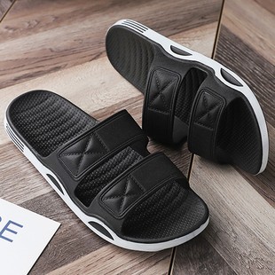 One Piece Drop Shipping Free Shipping Summer Men's Slippers for Home Use Indoor Bathing Non-Slip Thick Sole Men's Outer Wear