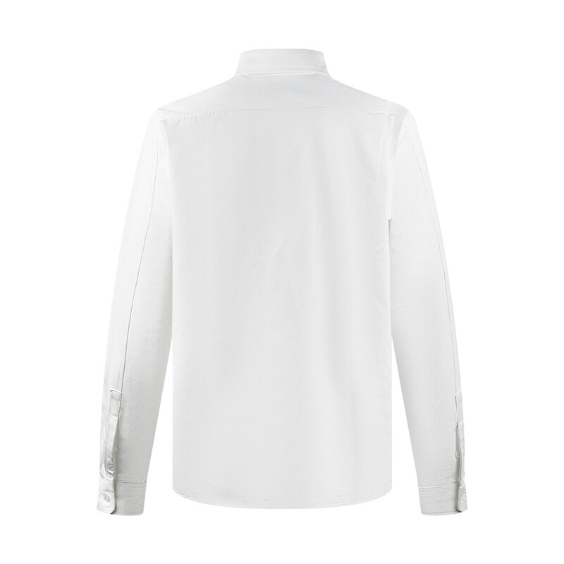 2024 Summer New Classic Stylish Versatile Pocket Letter Embossed Shirt by Luo Wei 2024 Summer New Classic Stylish Versatile Pocket Letter Embossed Shirt by Luo Wei
