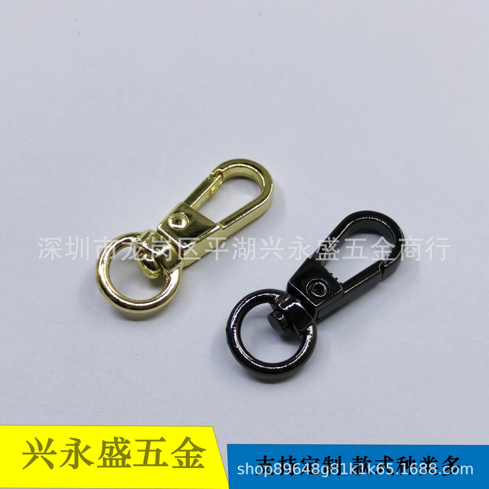 Цинковый сплав 3 собака пряжка цепи головы 3 собака пряжка висит цинка сплава крюк ювелирные изделия брелок