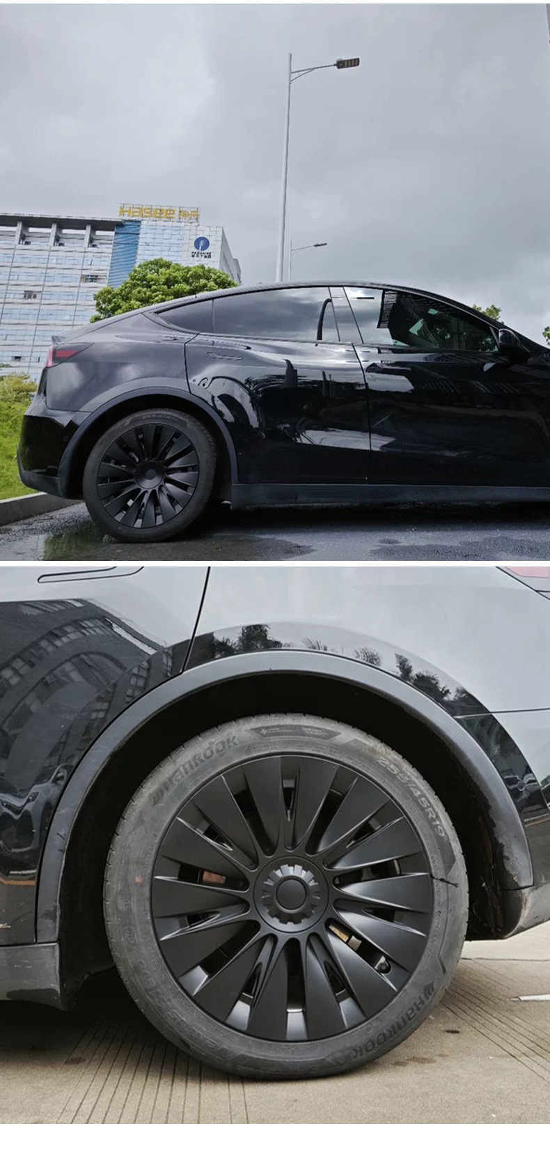 Tesla Model Y/3 Wheel Hub Cover Cyclone 19inch Full-Coverage Tire Protector Y Tesla Y Wheel Hub Cover