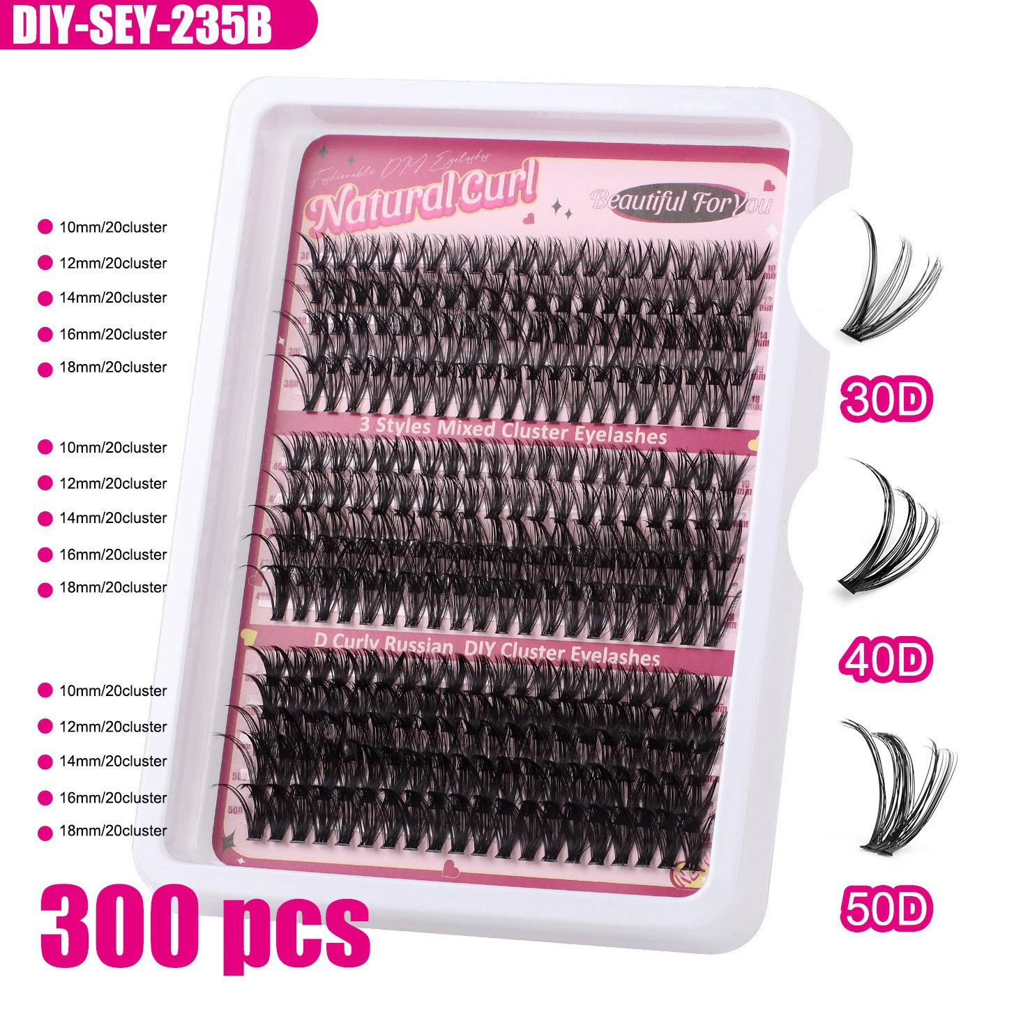 (Cross-border trading), dense false eyelashes, set for eyelashes, Amazon, DIY