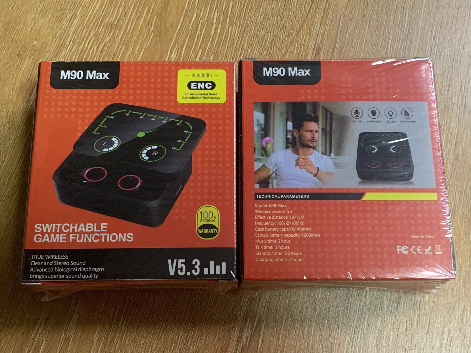 Auriculares Bluetooth M90 MAX