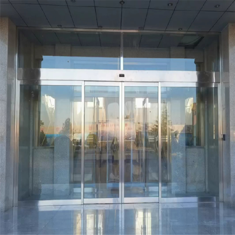 自动感应门酒店办公楼平移门铝合金电动玻璃门控制器磁悬浮门机