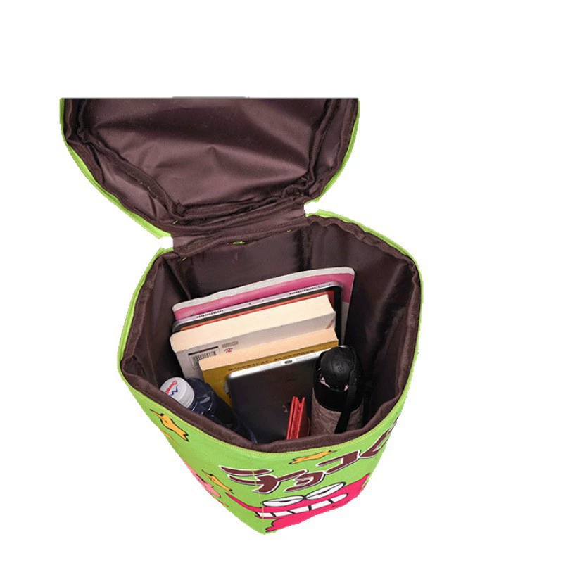 Backpack, bag, crayons with zipper