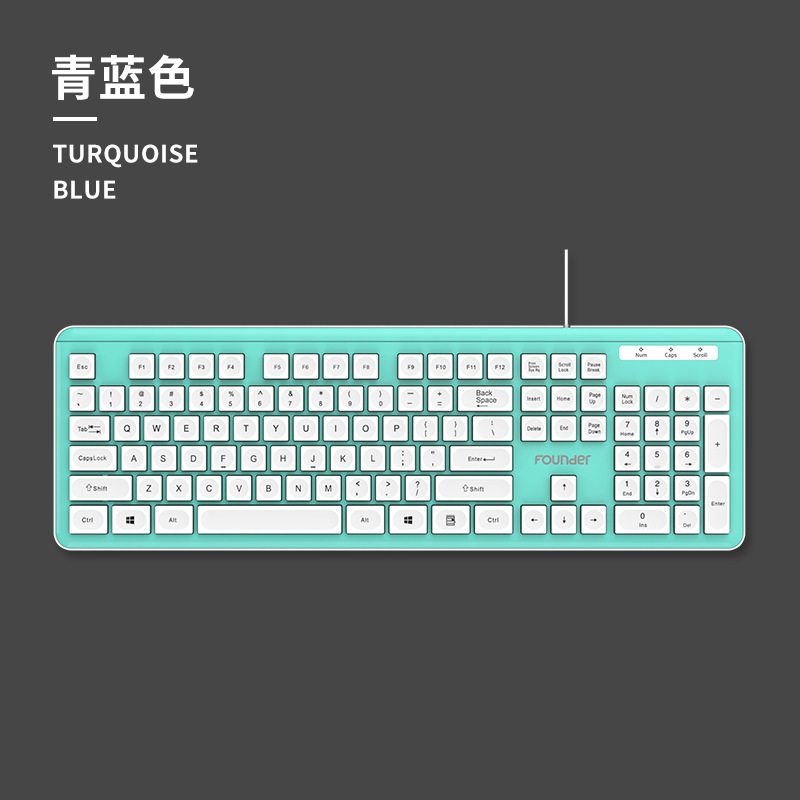 有線コンピュータキーボードオフィスサイレントコンピュータタイピング良い手触りポータブル軽量周辺機器|undefined