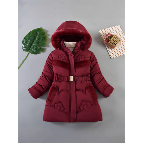 Cotton Padded Jacket for Older Children - 2024 New Model, Warm and Thick Winter Coat with Windproof Design