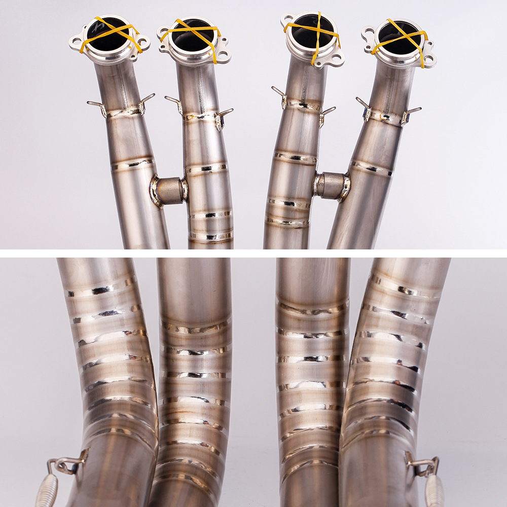 Suitable for Motorcycles S1000Rr 19-22 Modified Titanium Alloy Front Exhaust Pipe S1000R 21-22