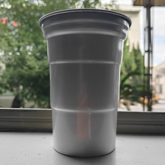 Shenhua Eco-friendly Thin Aluminum Drinking Cup Thin Aluminum Drinking Cup Party Aluminum Cup Beer Aluminum Cup 16OZ Ice Cup