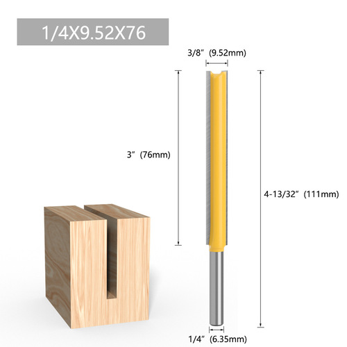 1/4 inch extended straight double-edged utility knife extended edge trim knife machine blade direct manufacturer wood router bit