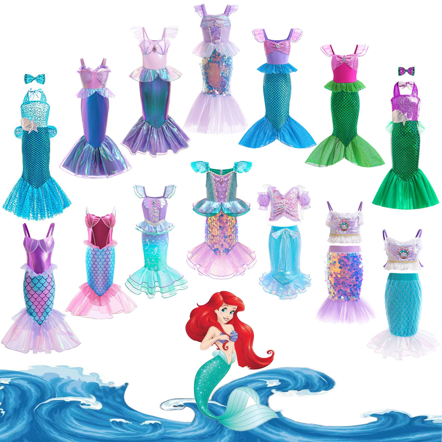 children's small princess costume sleevless