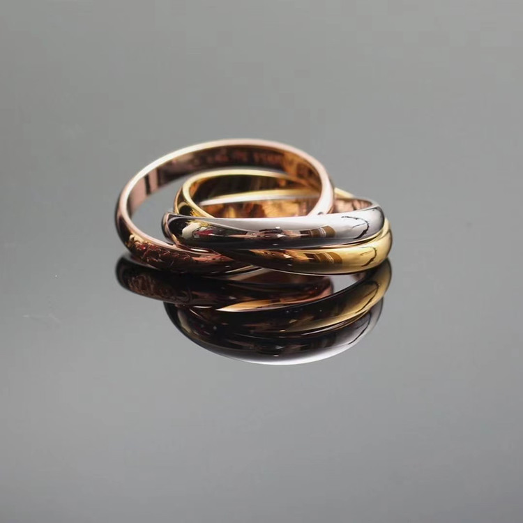23g Weight Ins Style Geometric Titanium Steel Plating Rings