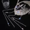 Imitation crystal editing chain (one 4 pieces)