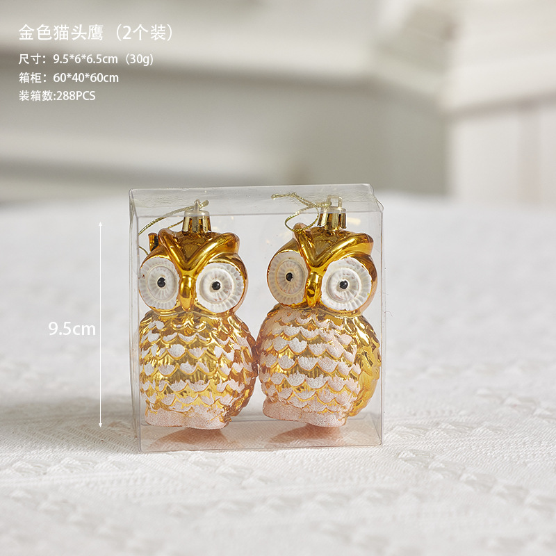 Navidad dorada bola blanca decoración de árbol de Navidad colgante colgante colgante dibujado a mano bola de color transparente decoración de Navidad