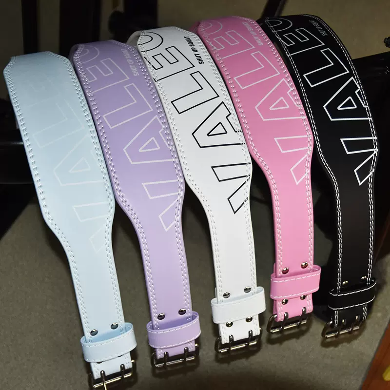 健身腰带皮革男女款VALEO深蹲硬拉力举重护腰束腰运动护具批发