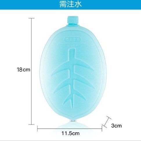 bolsa de hielo con refrigeración de cristal de hielo repetida para mantener fresco el hielo congelador de hielo congelador de aire acondicionado refrigerado