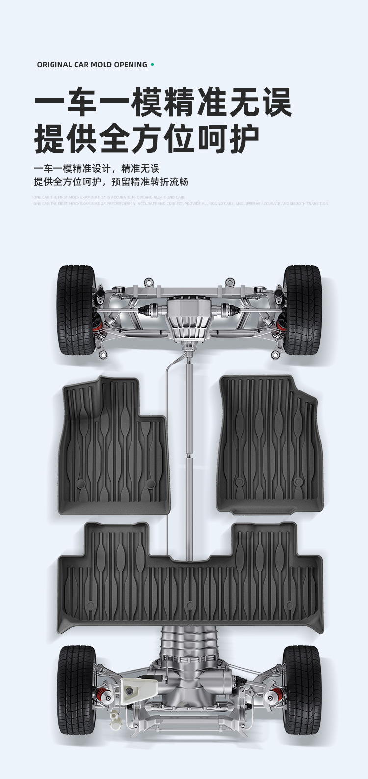 Suitable for 21 Byd Song Plus Fully Environmentally Friendly Car Floor Mats Tpe Floor Mats Special Car Trunk Mats