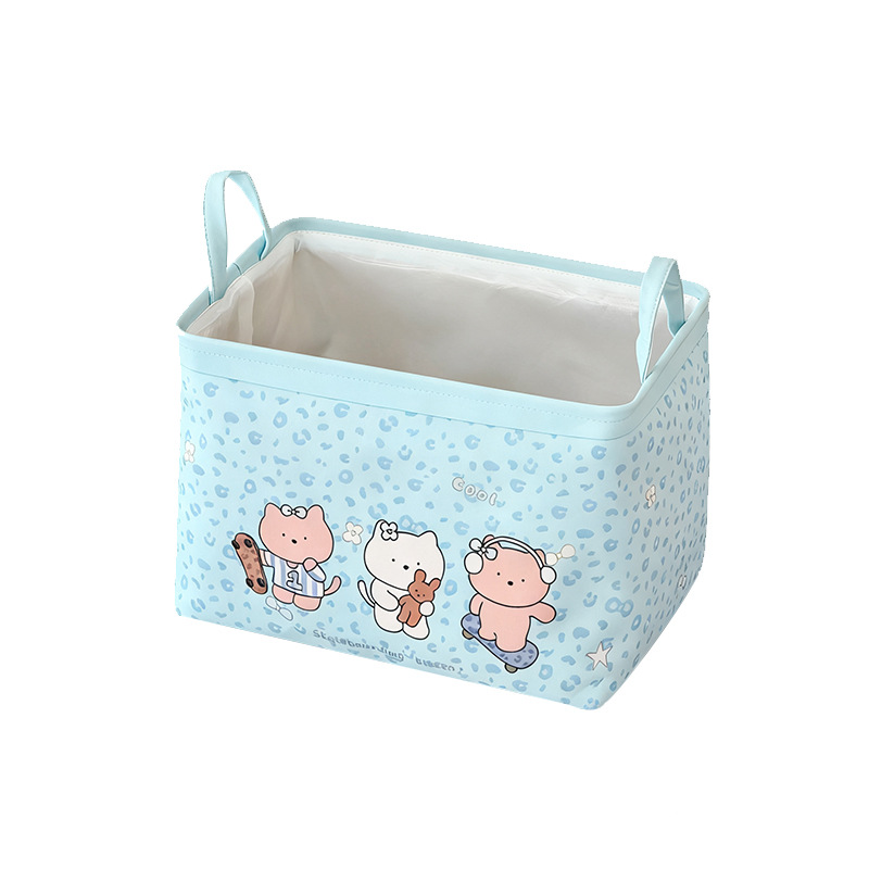 Cesta de ropa sucia portátil plegable dormitorio gato cesto de ropa sucia de alto valor de tela encantadora casa cesto de almacenamiento de ropa sucia