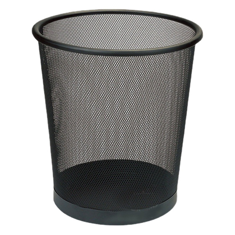 Malla de hierro metal basura al por mayor hogar abierto oficina cocina baño estilo INS destapado papelera