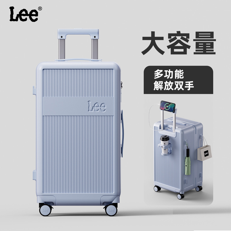 新款行李箱万向轮旅行箱多功能密码20大容量拉杆箱箱男女学生箱子|undefined