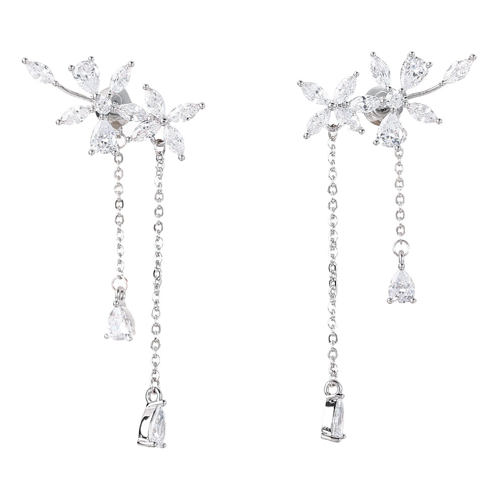 Qili sueño Elf mosquito bobina clip de oreja pendientes sin oreja hembra Super Hada Mori pendientes borla temperamento