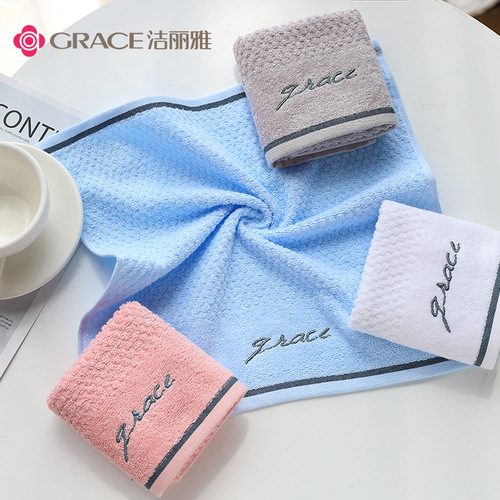 Jieliya square towel pure cotton soft absorbent face wash towel cotton children baby adult household small towel wholesale