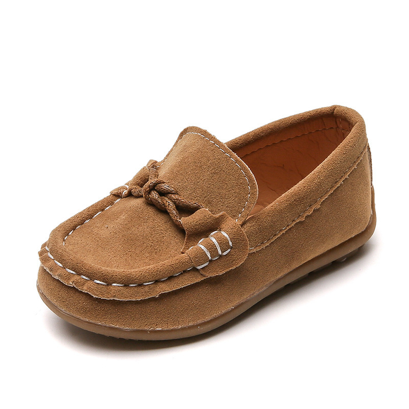 Soft sole breathable casual shoes flannel leather shoes
