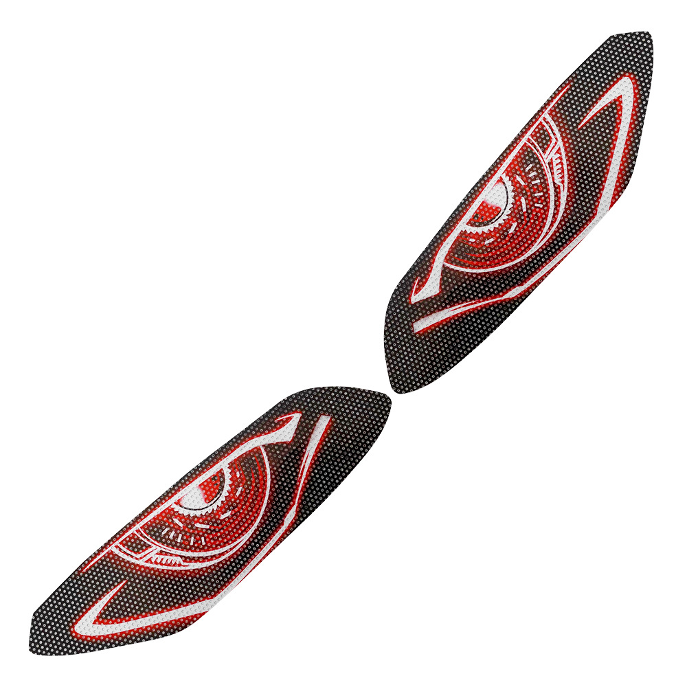 Aplicable a Yamaha YZF R3 19 - 20 años de modificación de lámparas de automóviles, película de adhesión creativa, adhesivo decorativo de protección de faro