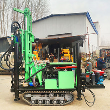 出口气动打井机中型履带式水井钻机 深水井勘探打井设备钻井机