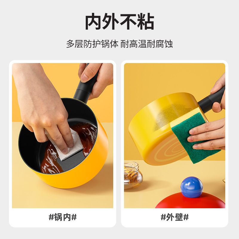 Cocina Master Mini olla antiadherente Juego de cocina para padres e hijos Olla de leche Olla complementaria para niños Olla de sopa pequeña doméstica