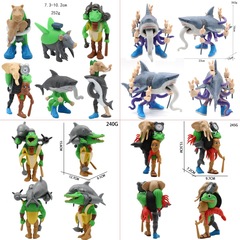 国境を越えたホットセール 9inch 大型山海経フィギュア融合版木の棒人間モンスター装飾品人形モデル卸売