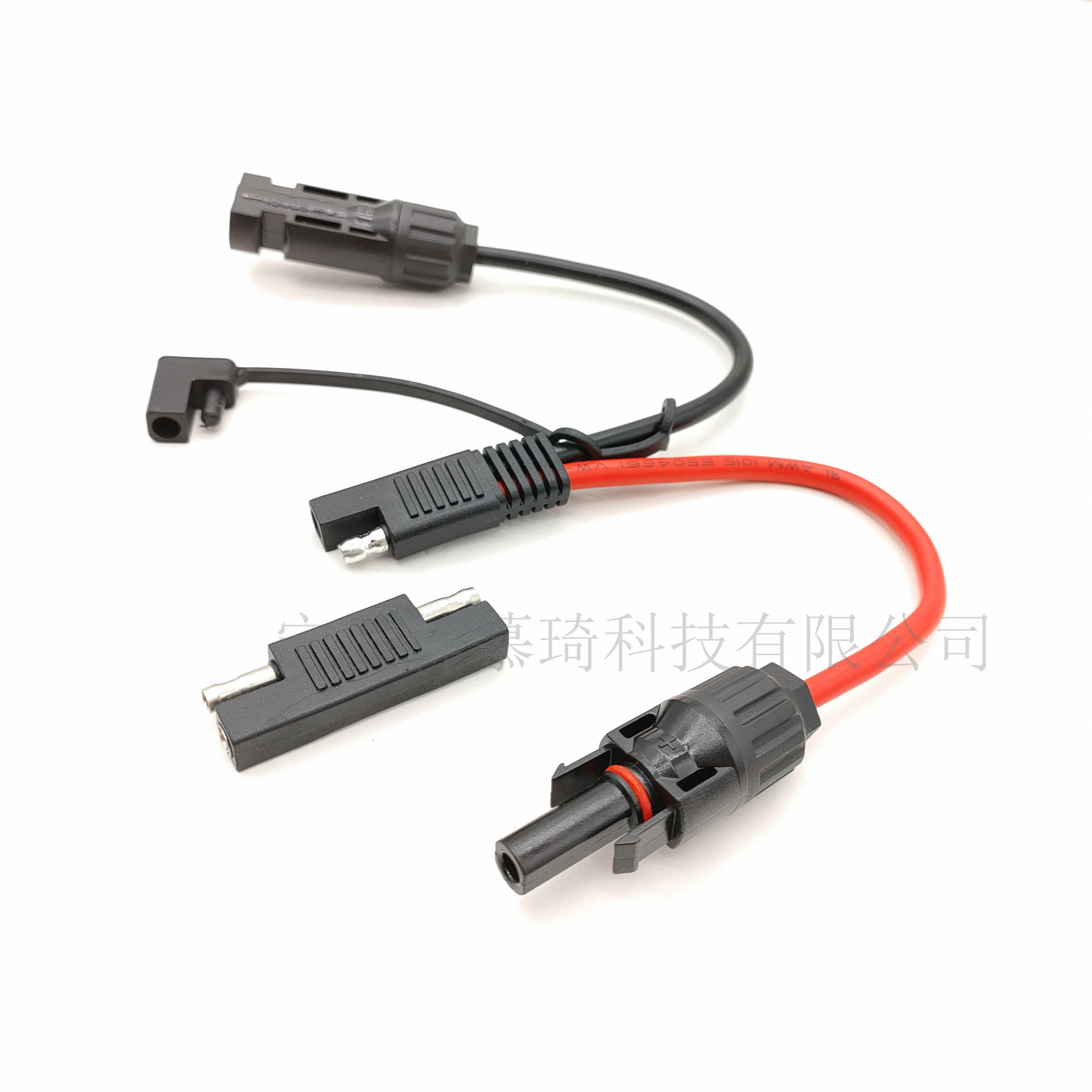 sae转MC4防水连接线 MC4太阳能光伏连接线 mc4太阳能电池板连接器