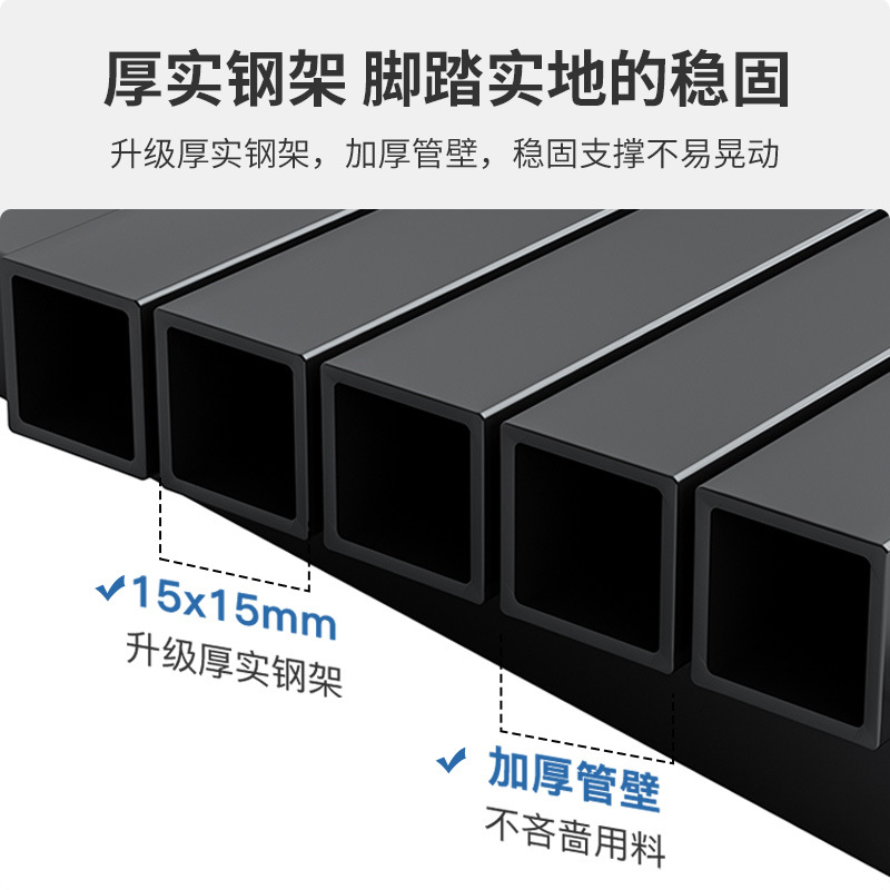 Estante doméstico estante de almacenamiento de piso multicapa almacén de balcón estante de almacenamiento de despensa estante de almacenamiento de cocina multifuncional