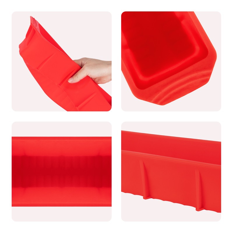 硅膠吐司盤 面包蛋糕家用烘焙工具易脫模易清洗食品級硅膠面包模