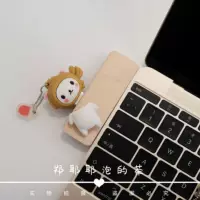 USB флеш-накопитель в виде милого персонажа, объём до 128 ГБ, белый/чёрный, для телефона и ноутбука