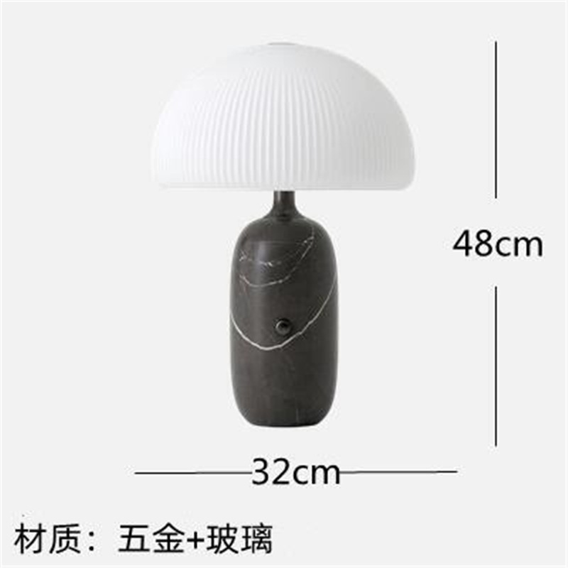 クリエイティブデザイン北欧シンプルで豪華な電気スタンド寝室ベッドヘッドランプ感リビング装飾ガラス|undefined