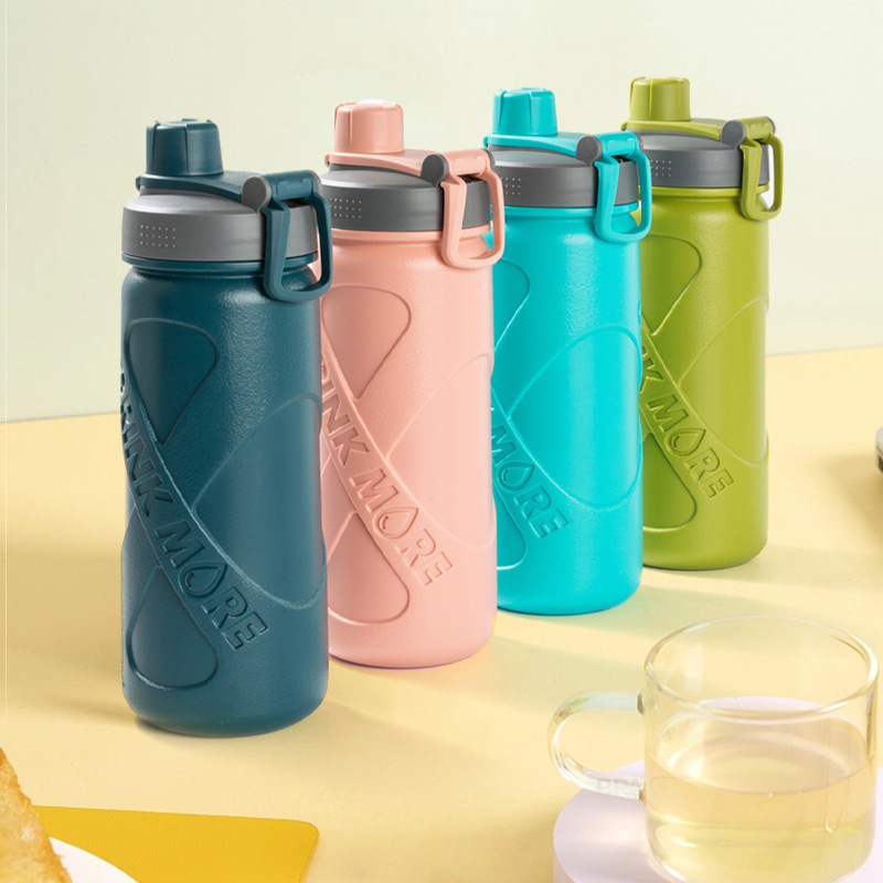 Verano grado alimenticio PP portátil hervidor deportivo portátil taza de bebida directa portátil 550 / 600ml / 700ml / 800ml