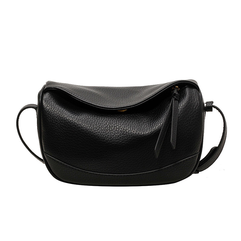 Retro Women's Shoulder Bag Solid Colour Versatile Crossbody Bag_voghion.com