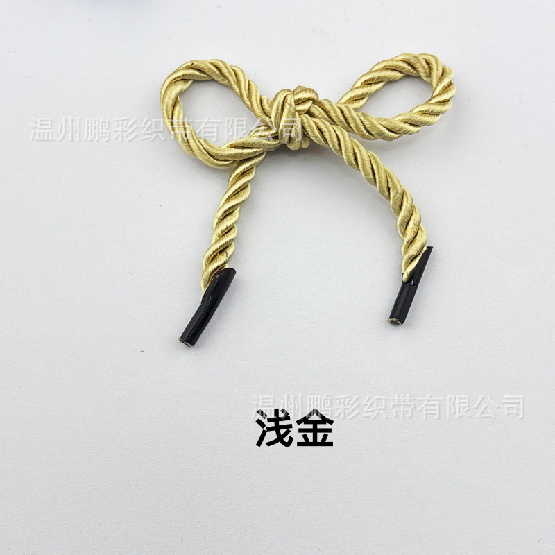 Cuerda de 3 Cabos para Bolsa de 4 mm de Poliéster y TPU para Bolsas de Regalo y Papel