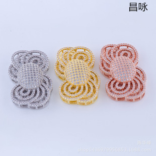 Micro-Paved Zircon Sweater Chain Accessories Flower Pearl Chain Bracelet Jewelry Simple Style Women's Necklace Accessories