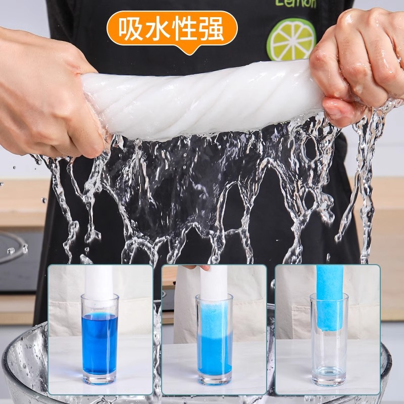 Bamboo Fiber Cleaning Cloth for Kitchen, Household Absorbent Cleaning Cloth, Stain Removal, Wholesale from Manufacturer, Disposable Cloth