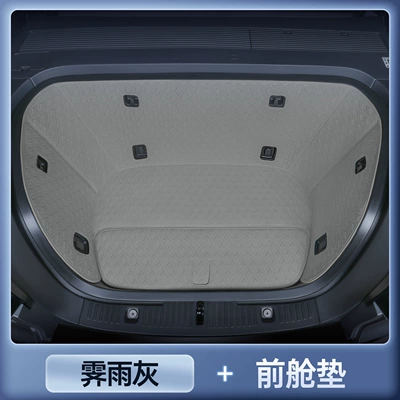 for the Leapmotor D19, this, Trunk Mat - specialized-jiyu-gray-front-trunk-mat-magic-print-waterproof-leapmotor-d19-six-seater