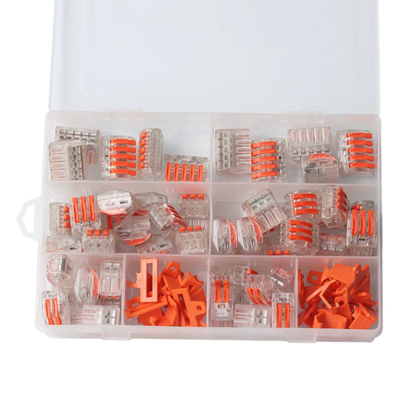 PCT212 213 215 Строительная проводка Мягкая и жесткая линия нажимные разъемы PCT Быстрые клеммные клеммы