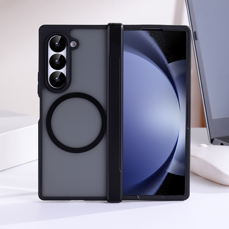 ZFOLD7磁吸三件套tpu软壳三星zfold4/5折叠手机壳适用ZFOLD8wide