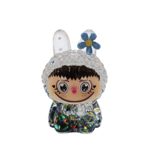 New generation bubble bead cloth cloth with flower oil quicksand ornaments shaking sound with desktop ornaments acrylic ornaments blind bag