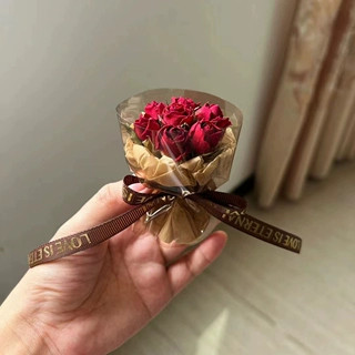 母亲节礼物小花束节日生日情人节迷你永生花摆件结婚口袋伴手礼