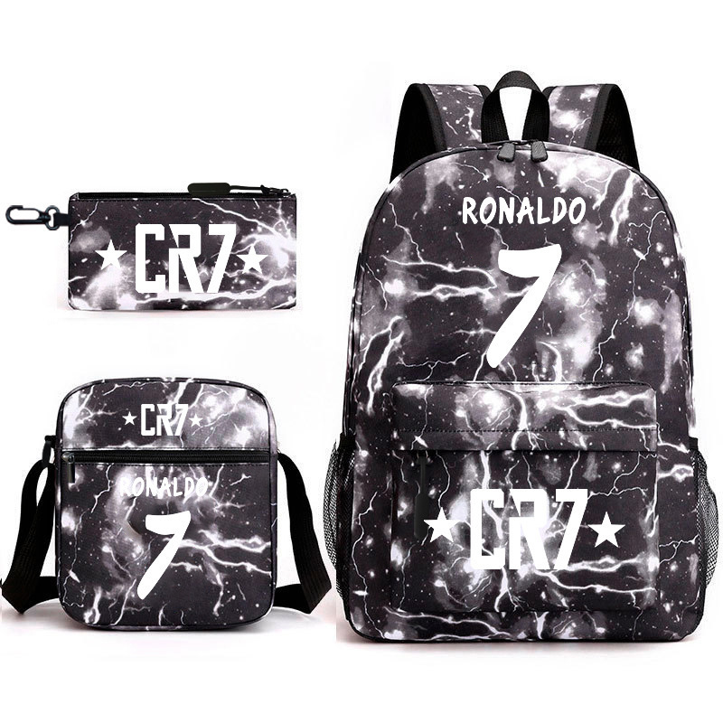 Mochila de tres piezas, mochila para hombres y mujeres, mochila a prueba de salpicaduras [una también es precio al por mayor] mochila de espalda protectora