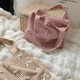 Shoulder bag messenger bag women's versatile 2025 new bow element simple hollow knit bag handbag wholesale