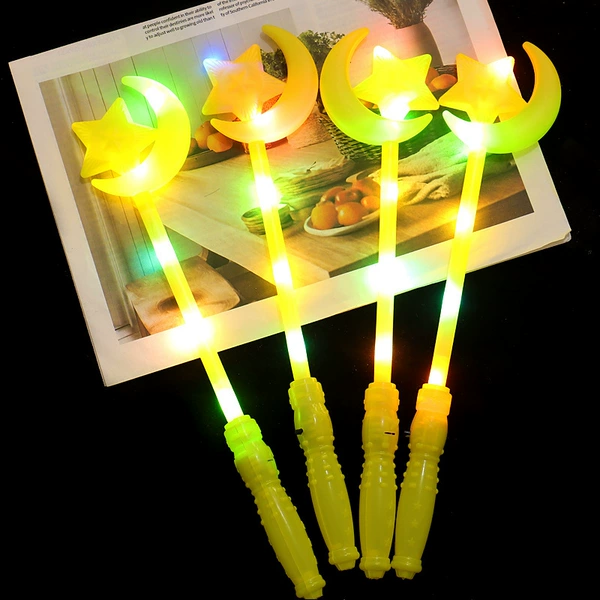 Star moon stick yellow