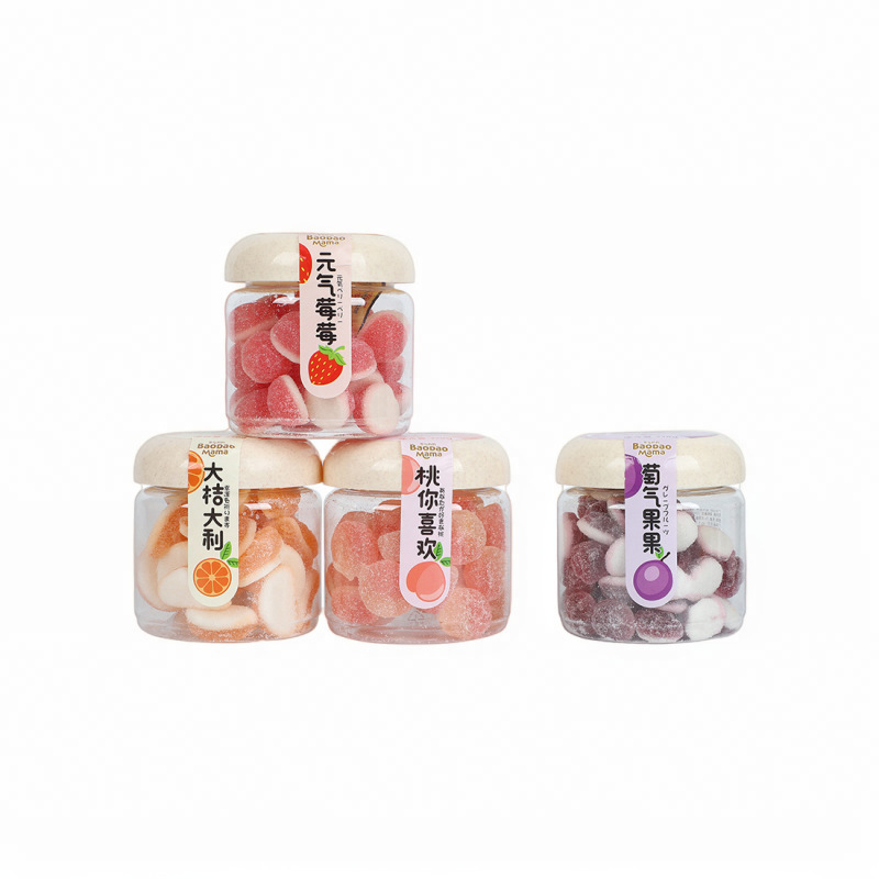 C Treasure Island Marshmallow Mom's Special Fruit Juice Gummies Fruit Gummy Candy Office Leisure Children's Snacks Wholesale